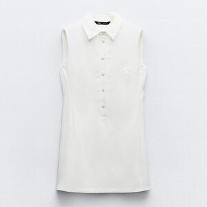 Zara shirt mini dress
